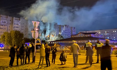 At least six reported dead in Russia after military plane hits building