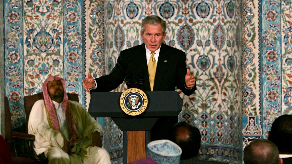 Bush revives 'Islam is peace' message with fresh focus on post-9/11 mosque visit