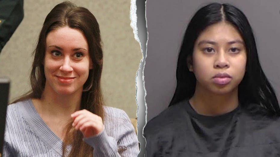 College student accused of letting newborn drown - police reveal phone photos of 'hated mom' Casey Anthony