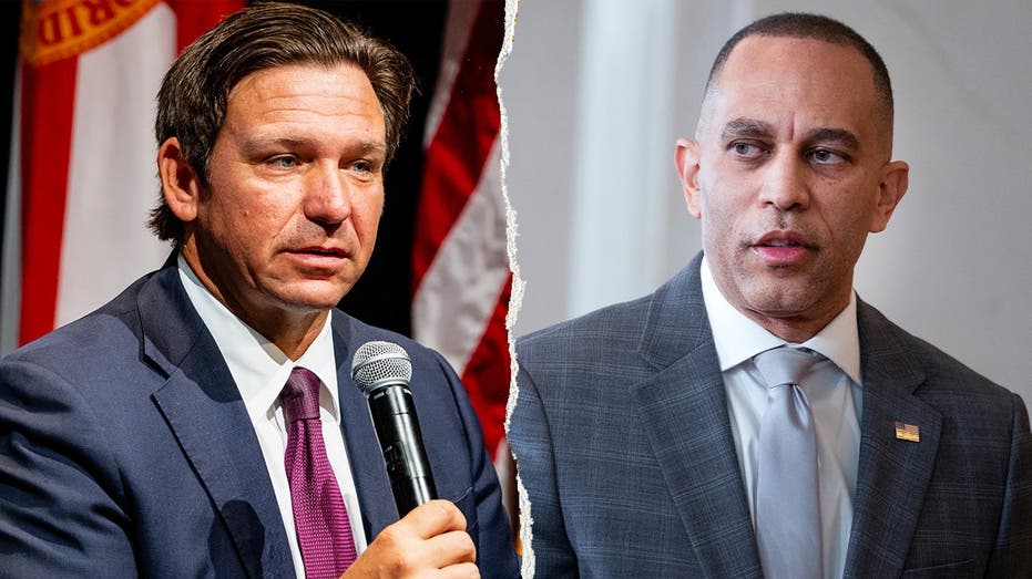 DeSantis taunts Jeffries with Florida invite - Dem leader responds with $20M warning shot