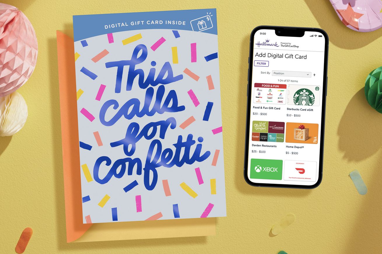 Hallmark has new greeting cards for the lazy gift giver who cares