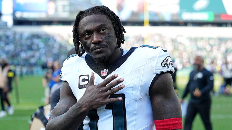 Jalen Hurts absent from AJ Brown's wedding as Eagles trade rumors continue to swirl: report