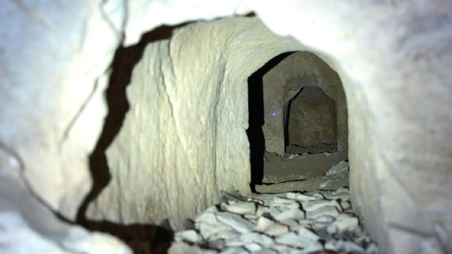 Police operation takes unexpected turn when officers stumble upon ancient burial cave
