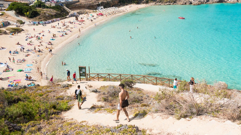 Popular beach destination requires tourists to book spots via app or website