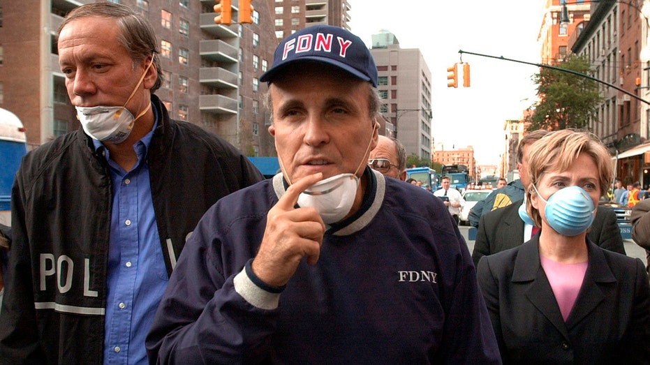 Rudy Giuliani 'breathing on his own' after 9/11-induced health scare