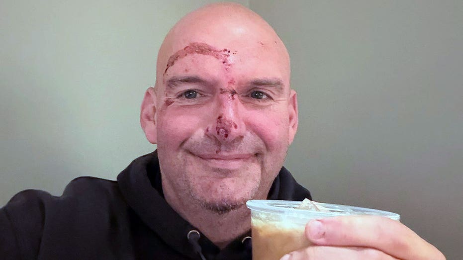 Sen. Fetterman shares graphic photo after heart rhythm scare, says doctors 'put me back together'