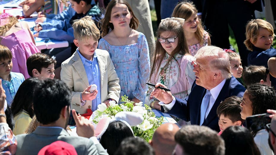 White House Egg Roll for Easter features Trump family members amid festive celebration